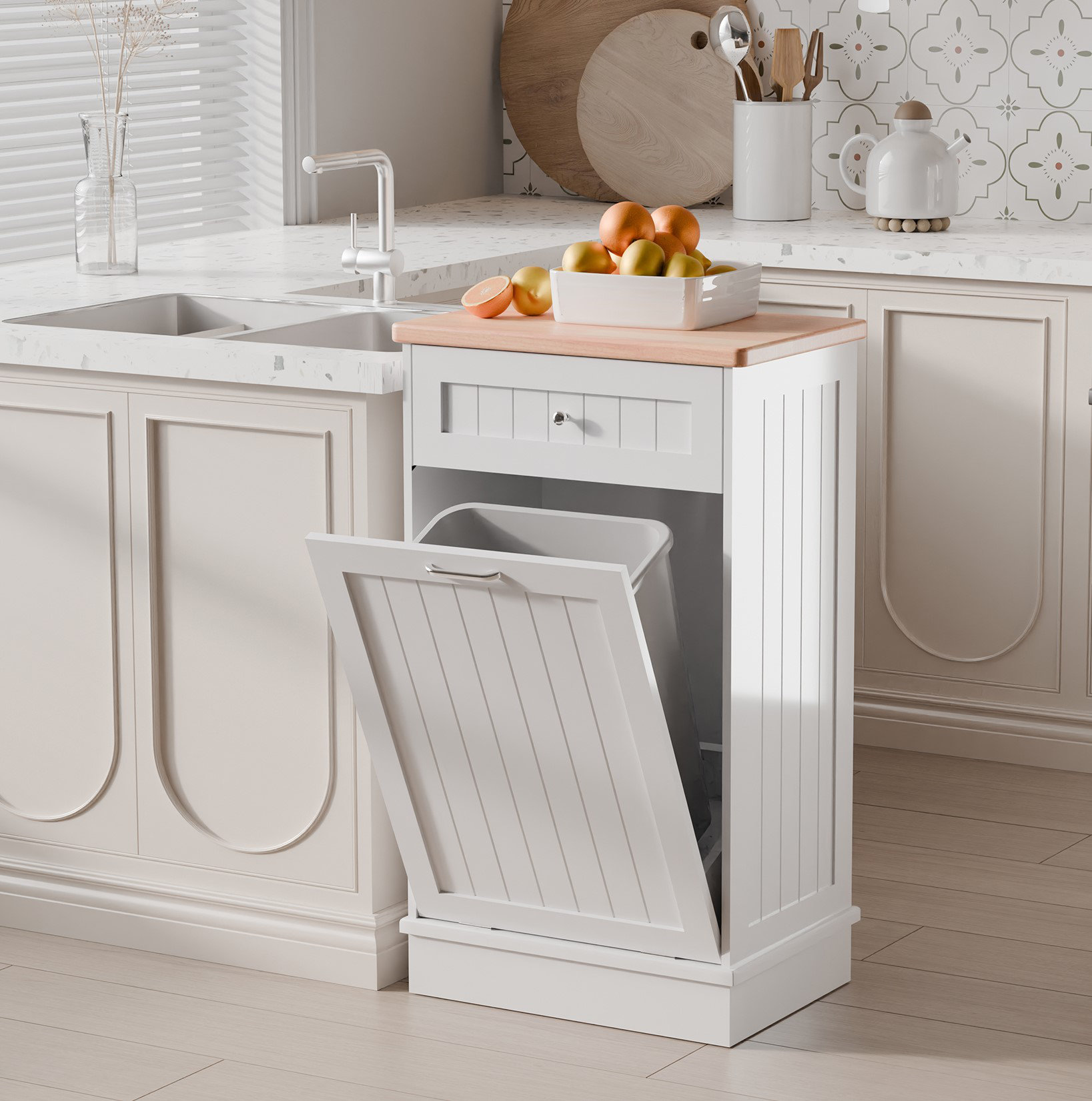 Tolead Single Tilt Out Trash Cabinet